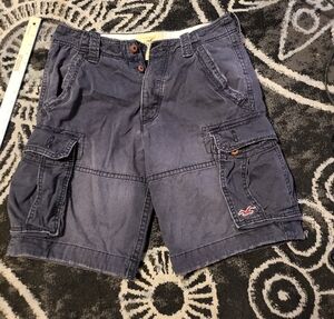 Hollister Men's Blue Cargo Shorts